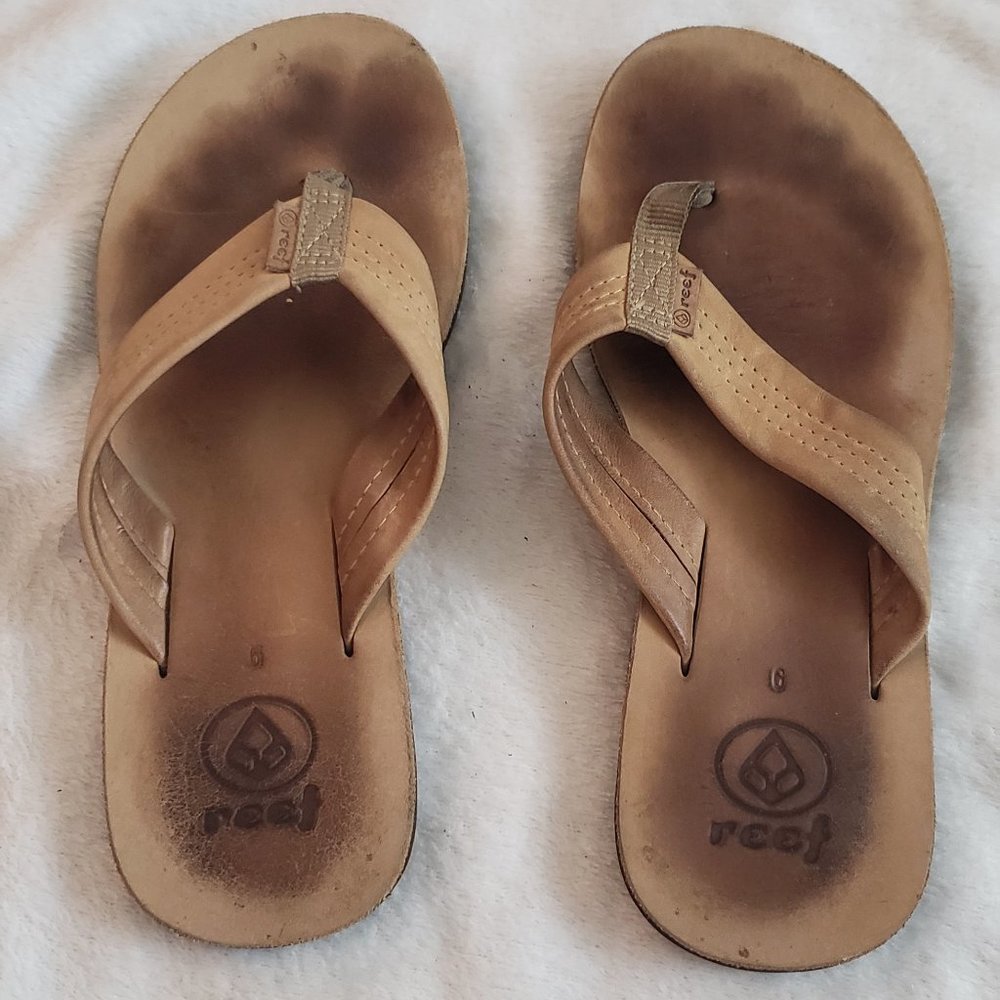 Reef Tan Vegan Leather Sandals